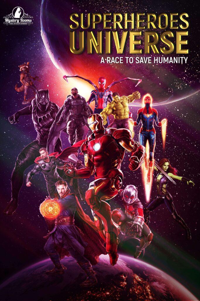 Superheros Universe : A Race to Save Humanity